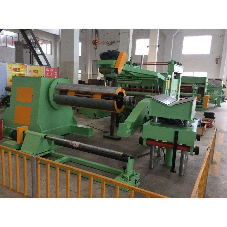 High Quality Automatic Simple production line for uncoiling and leveling sheet Steel Uncoil Slitting Machine