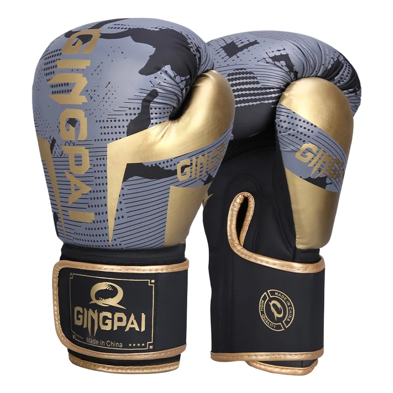 2024 High Quality Professional Training Pu Leather Boxing Gloves Camouflage boxing gloves