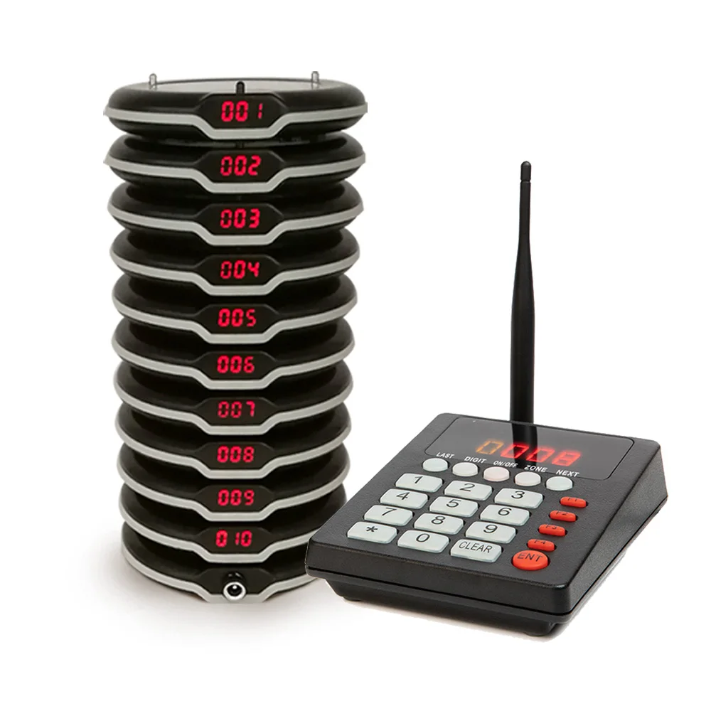 Wireless Buzzers Coaster Pager For Fast Food Restaurant,Made In China