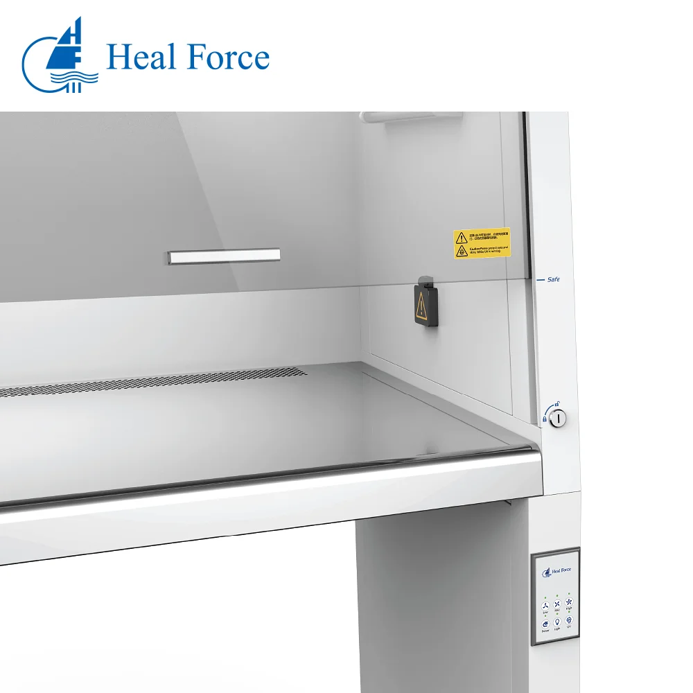 Lab Iso Class 5 Sterile Clean Bench Price Movable Vertical Laminar Air flow  Cabinet Box With Wheels