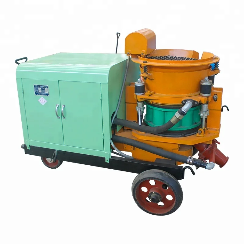 output 3m3 5m3/h electric diesel small portable dry wet shotcrete machine for sale