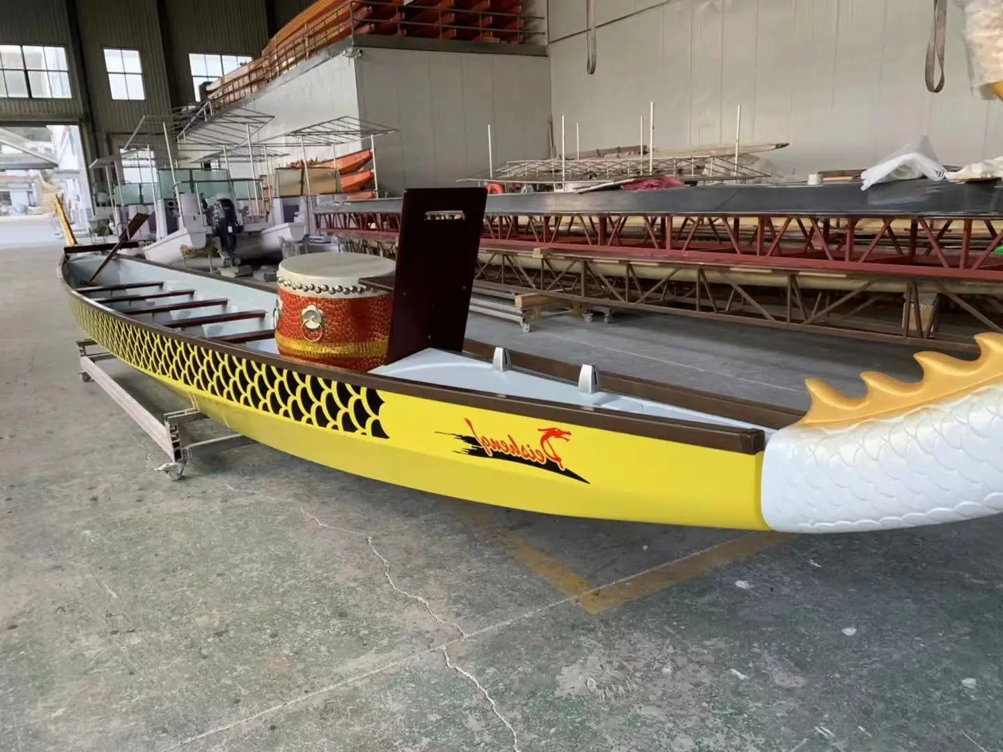 IDBF-912 Small Fiberglass Dragon Boat Peisheng Brand
