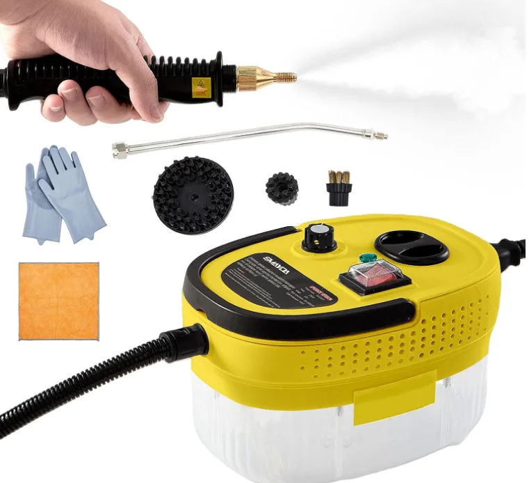 Commercial 2500W Home Kitchen Steam Cleaner Multifunctional High Pressure Electric Car Machine Cleaner Wet Dry Cleaning UK
