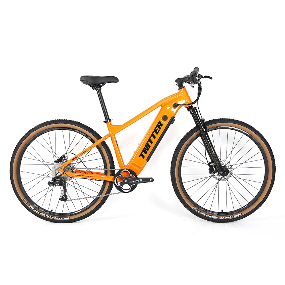 New Design TWITTER Ebike E300 Alu Alloy Electric Bikes eMTB 36V 48V 350W Hub Motor Electric Mountain Bike with Removable Battery