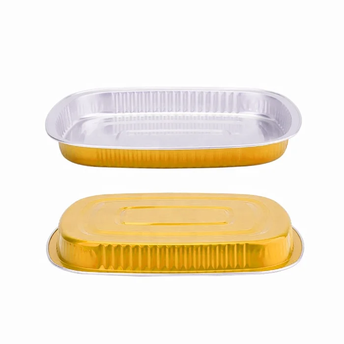 850ml disposable food grade baking pizza pan baking bread aluminum foil trays