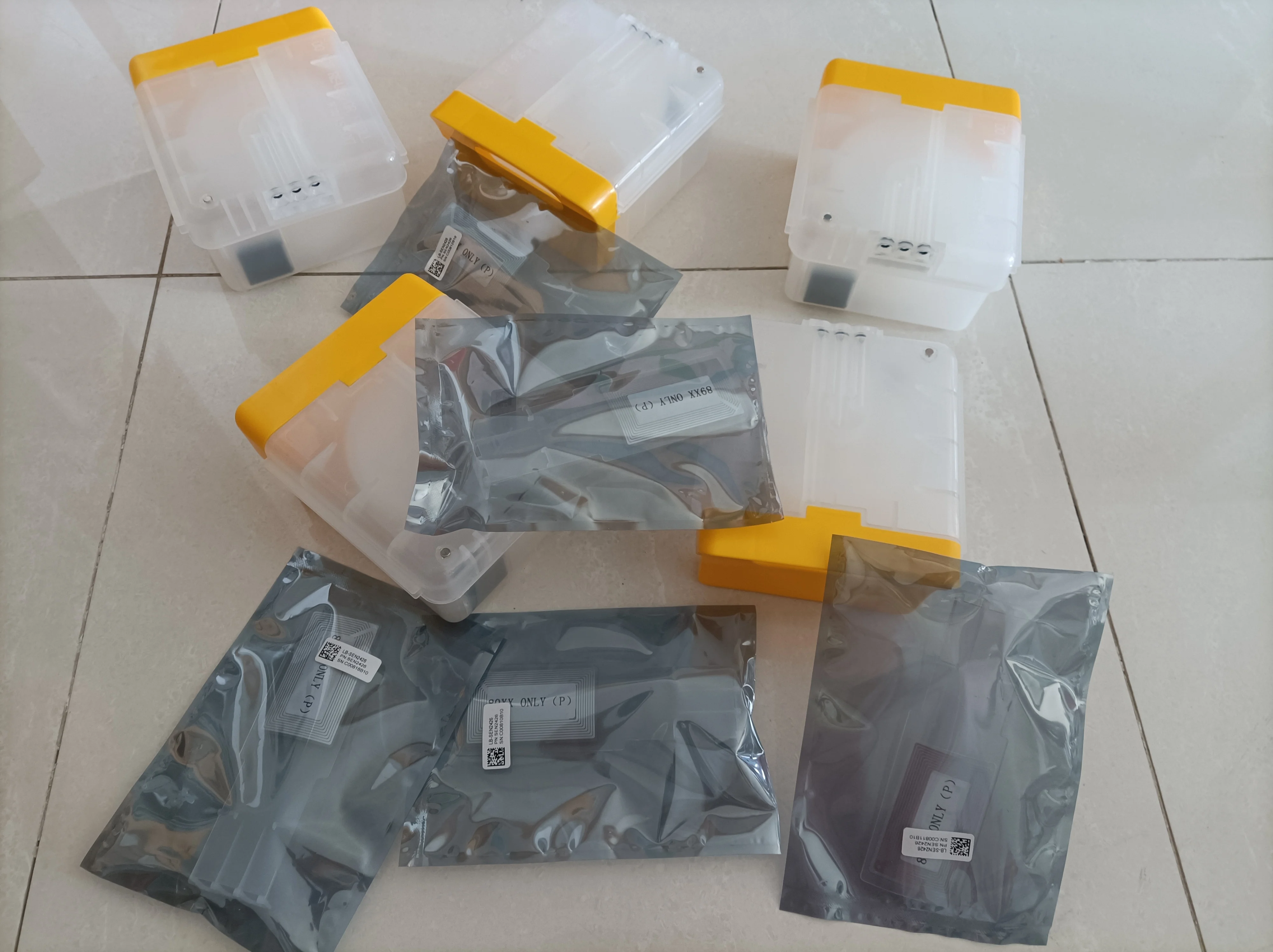 Набор для замены Linx FA74512 IP65 EASI пигментированные желтые чернила струйных принтеров 89xx 88xx CIJ