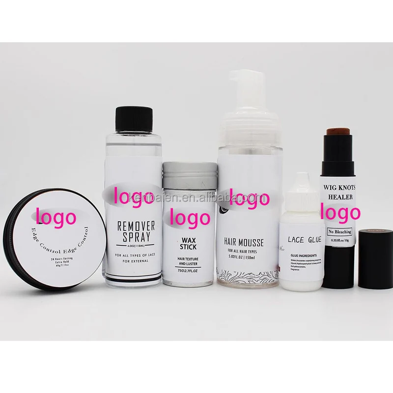 OEM Strong hold tube lace glue got2b glue wig edge control with brush and lace tint stick kit