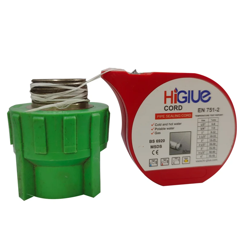 Gas & Potable Wate Approved Threaded pipe and fitting sealant PT FE Thread seal for Gas Heating Potable water