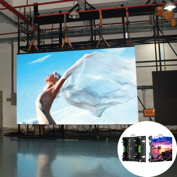 Indoor Rental LED Panel  Full Color P3.91 500x500 Seamless Splicing Event Stage Background Aluminum Cabinet Led Muenled