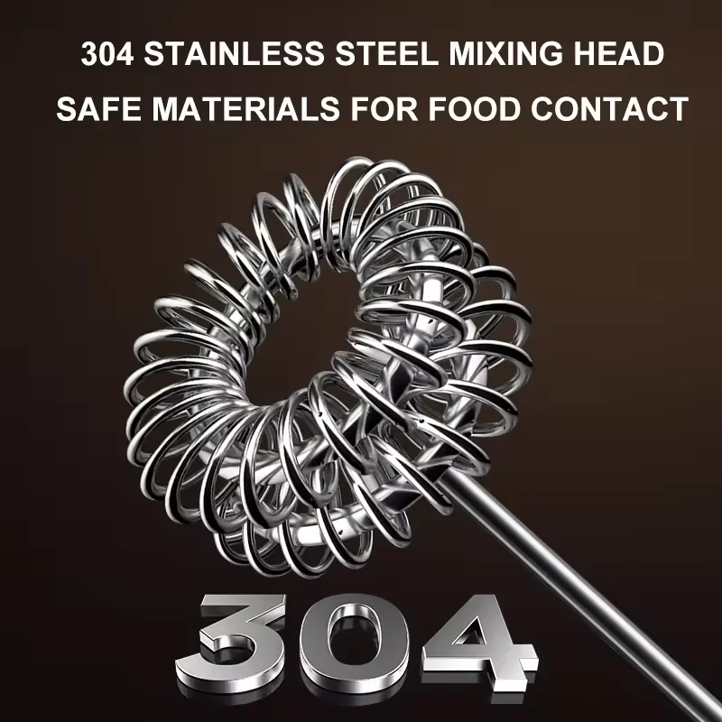 Handheld Milk Frother,Electric Foamer Blender for Drink Mixer,for coffee Matcha Chocolate Battery Operated Milk Whisk Frother