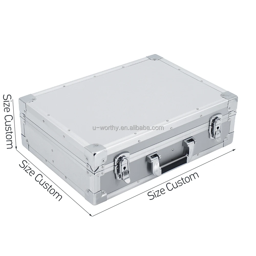 Ningbo Factory OEM ODM Custom Size Color Foam Durable Hard Aluminum Equipment Testing Tools Carrying Case for Fiber Microscope