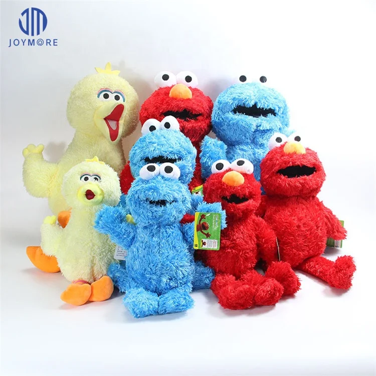 JM Sesames Street Elmo Toys Plush Soft Doll Red Animal Plush Toys Plush Gifts  Sesam Street Aimo Cartoon Christmas Toy