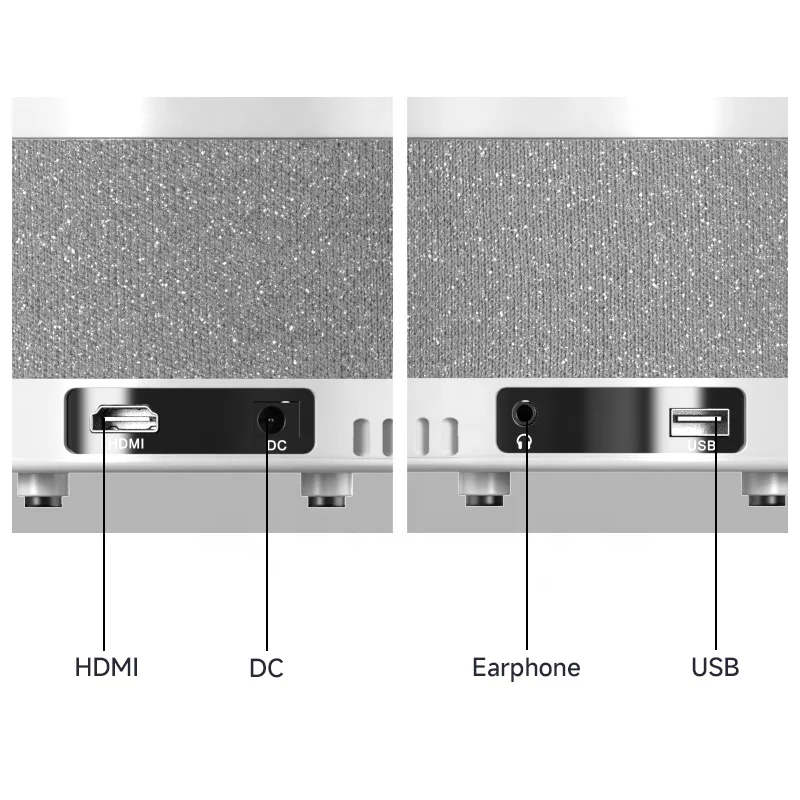 4K Full HD Portable Led Projector Outdoor Movie Projector Mini Lcd Projector for Presentation and Entertainment