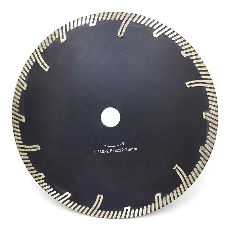 Professional  105-230mm Diamond Saw Blade turbo Stone Blade Cutting Tools Manufacturer Marble and Granite wholesale