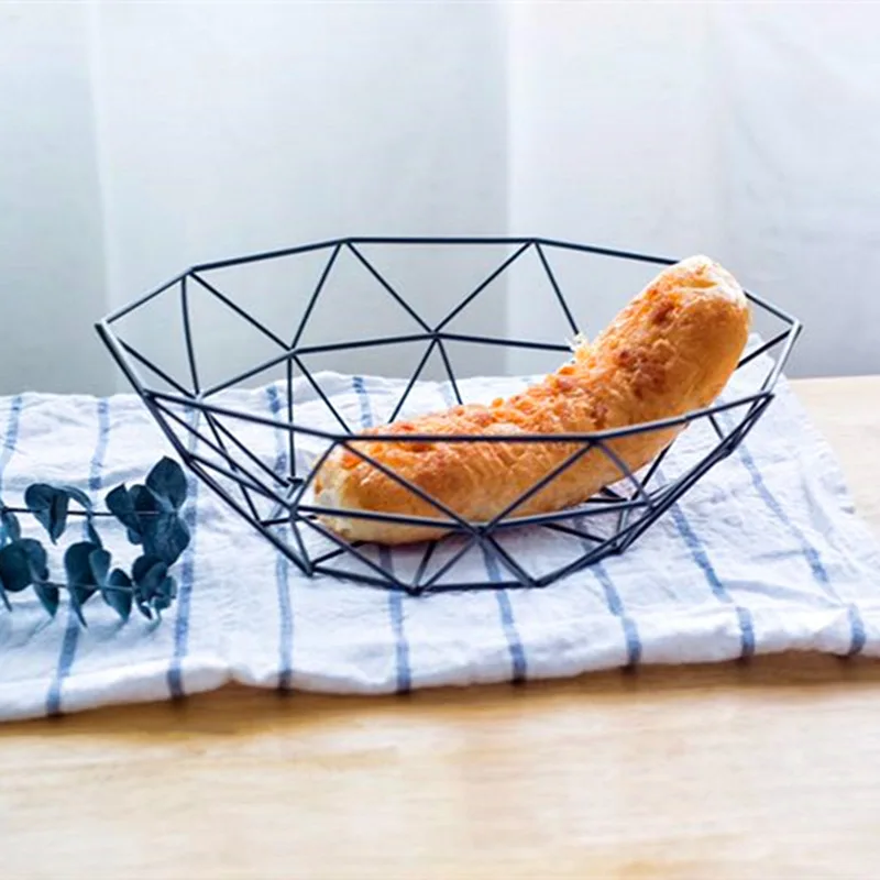 Iron Wire Fruit Bowl/ Iron Arts Fruit Storage Baskets/fruit Tray