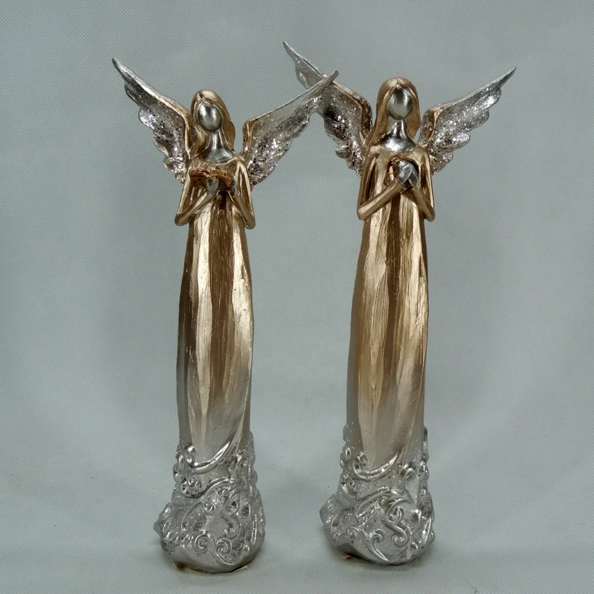 
 Популярные золотые статуи крыльев Ангела для домашнего декора  