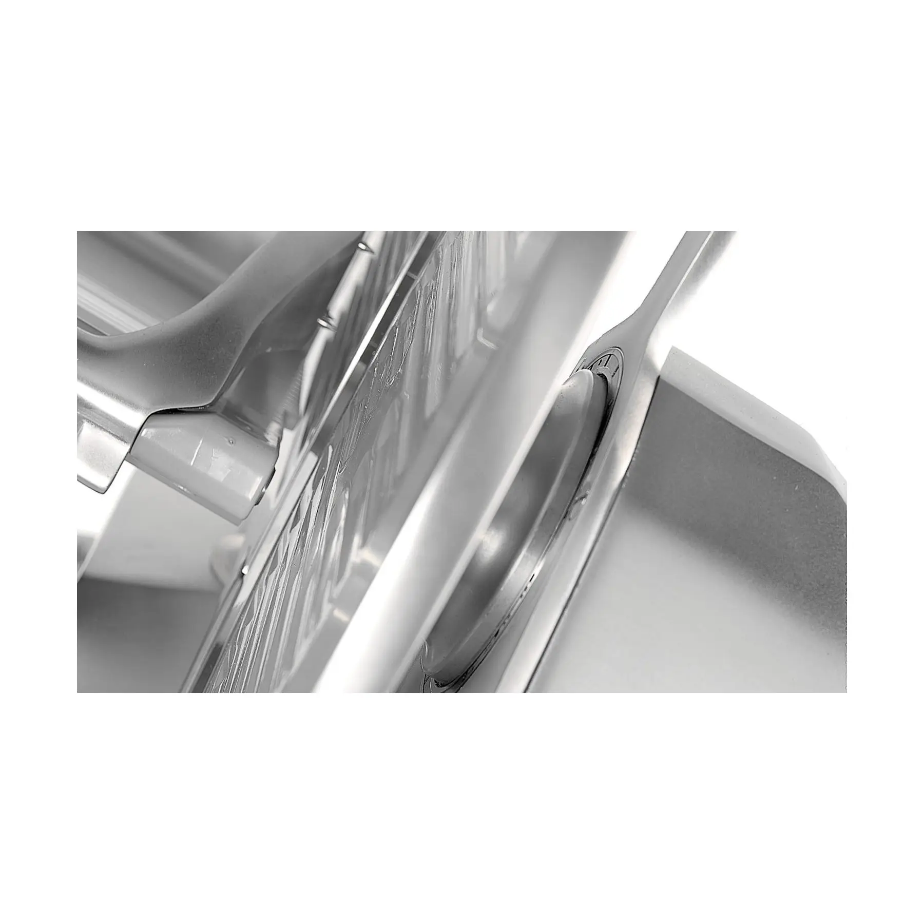 Premium Anodized Alloy Sausage Slicer - MIRRA 300 Y09 Large Capacity 25 Degree Blade - Ideal for Effortless Cutting