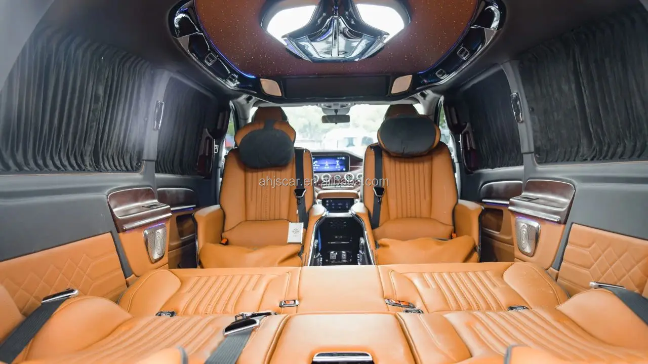 Mercedes vито новая модель роскошный коммерческий Электрический фургон 7 кожаных сидений левое рулевое управление камера заднего вида гибридное топливо