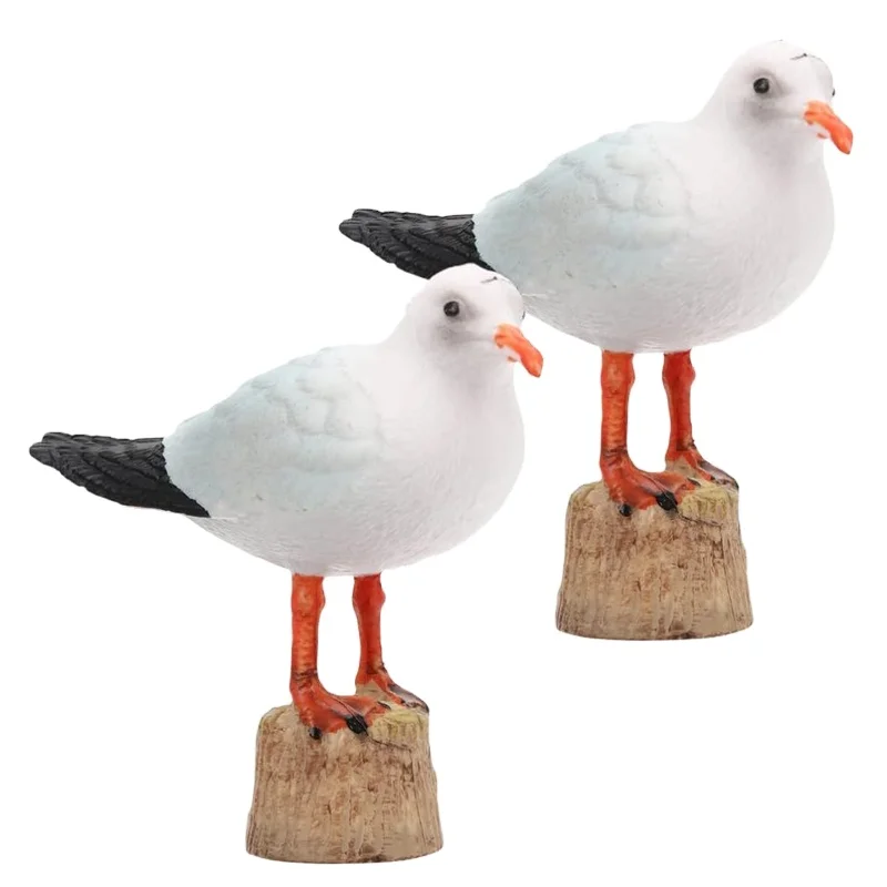 Customize Resin Birds Model Seagull Statue Sculpture Decorations