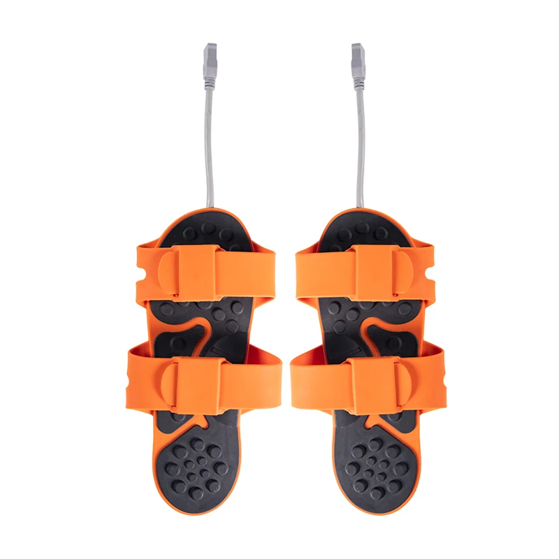 Heat Massage Therapy Foot Massager Slippers Hot Heating TENS Pulse Electrode Slipper Feet Electrotherapy Relaxer