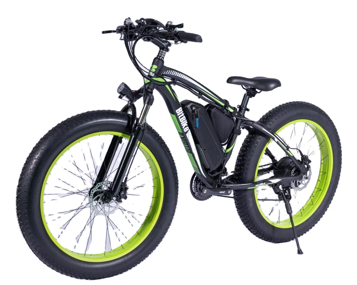 Electric bicycle Snowmobile 48V ATV 21 speed Lithium battery 4.0 wide wheel power 21 speed