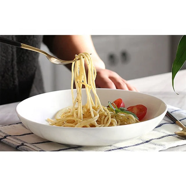 Factory Noodles Ceramic Plate Dinner Plates For Weddings White Ceramic Dish