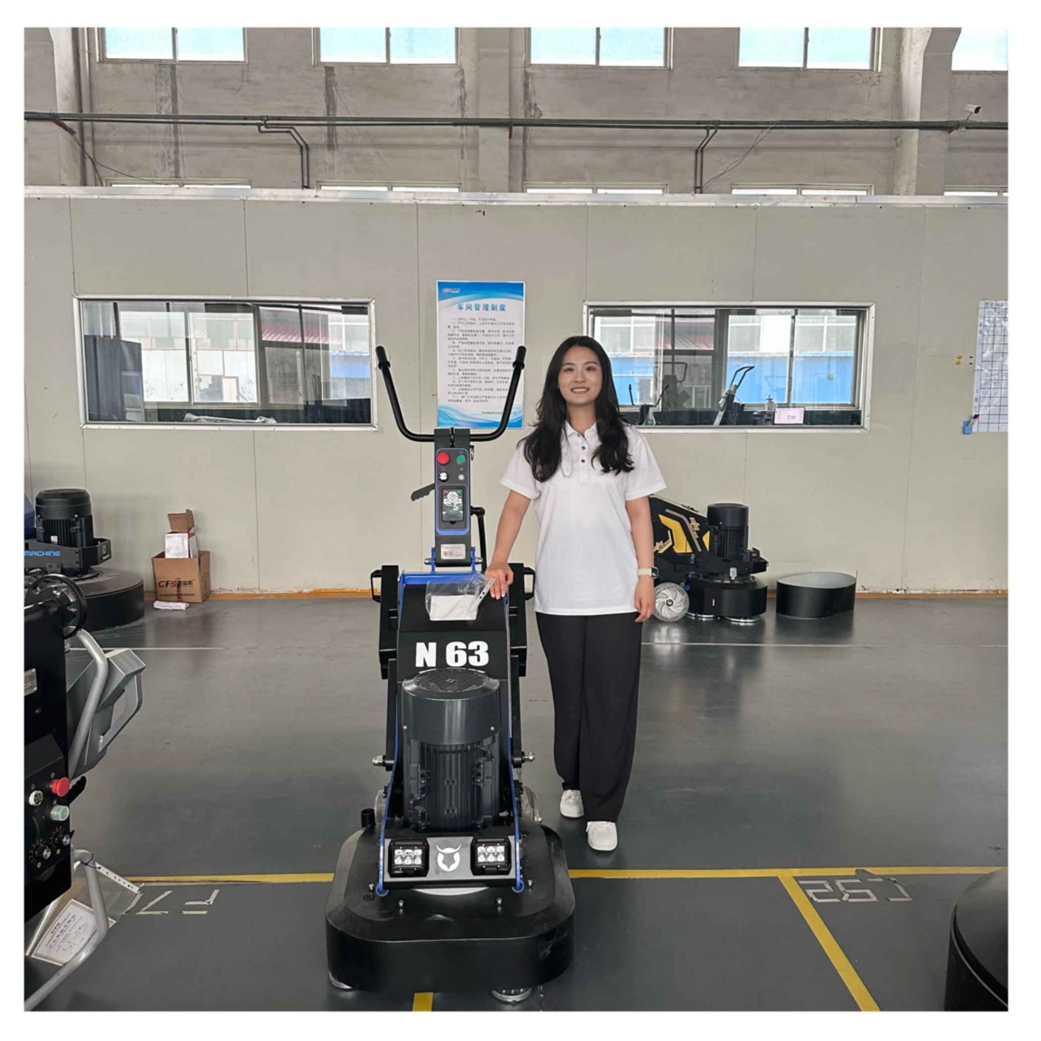 630MM epoxy grinding machines concrete 7.5KW Siemens motor floor concrete grinder and concrete floor machine