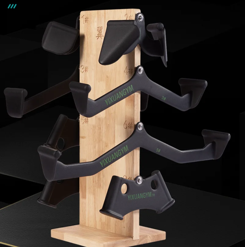 KBBS-1 T-bar V-bar Pulley Cable Machine AttachmentsBicep Curl Tricep Lat pulldown Bar Back Strength Training Handle Grip