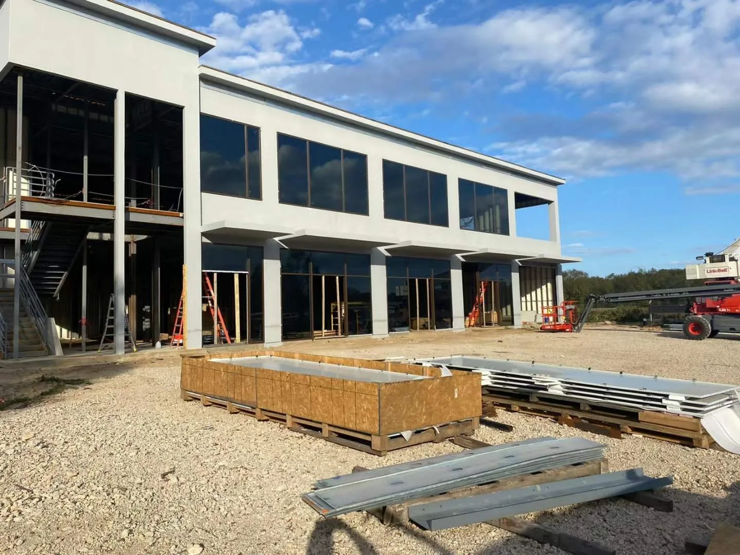 Commercial Buildings Aluminum Double Glazed Curtain Wall Glass Walls for Modern Construction