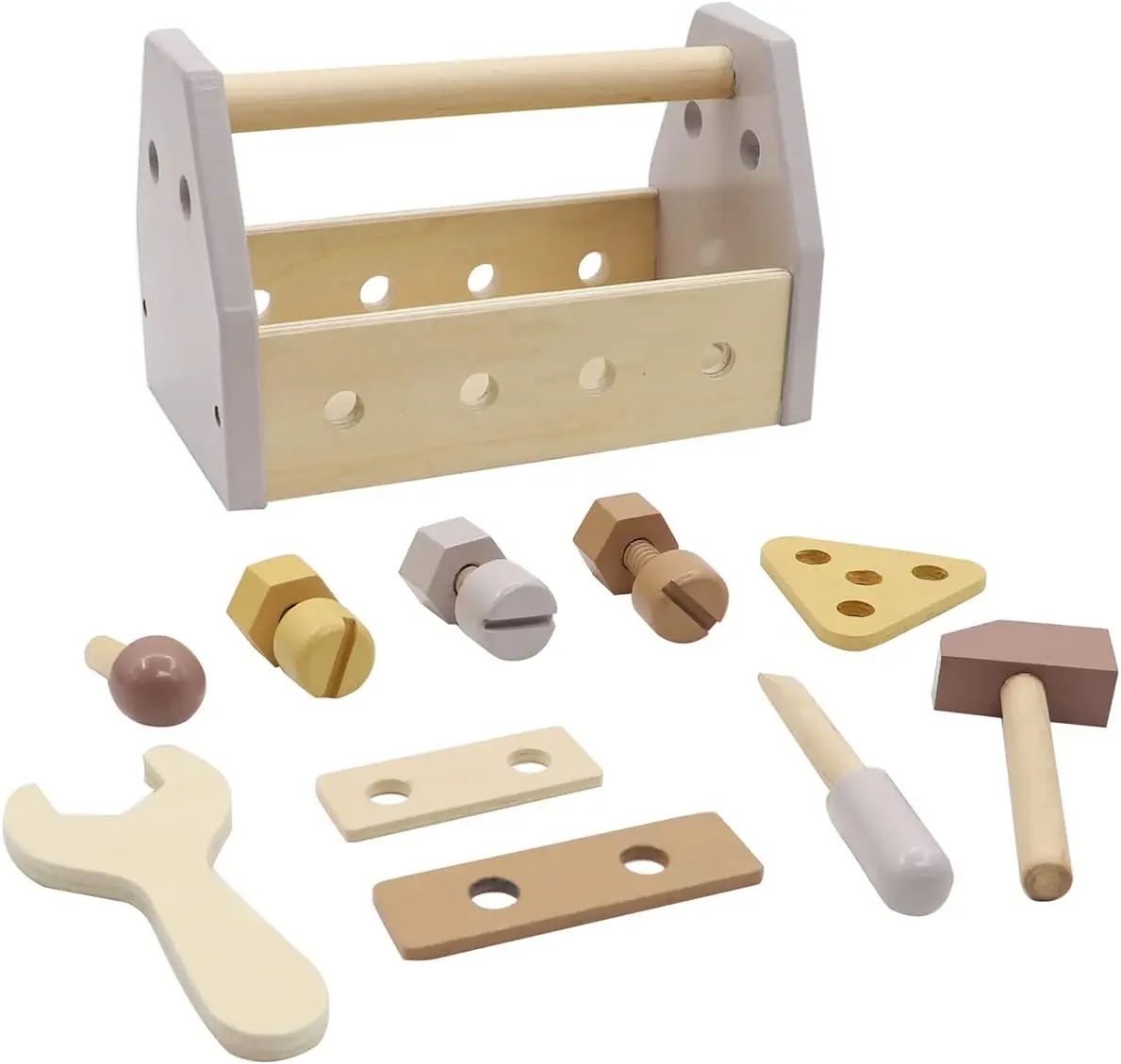 Montessori Educational Stem Construction Toys For 2 3 4 5 6 Year Old Boys Girls Sensory Kit Tools Best Birthday Gift For Kids