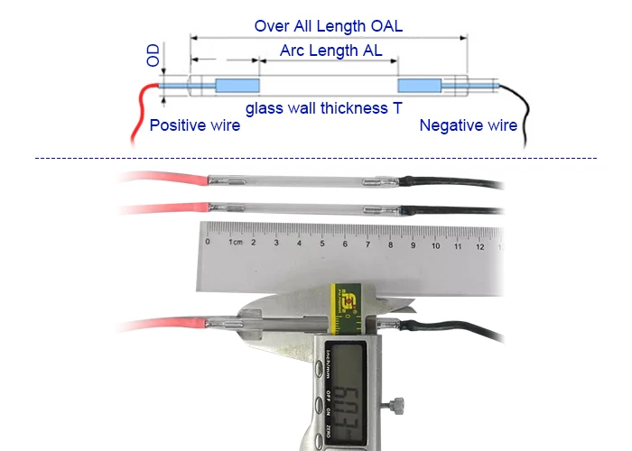 High Quality UK Xenon Flash Lamp IPL Xenon laser lamp tube for sale
