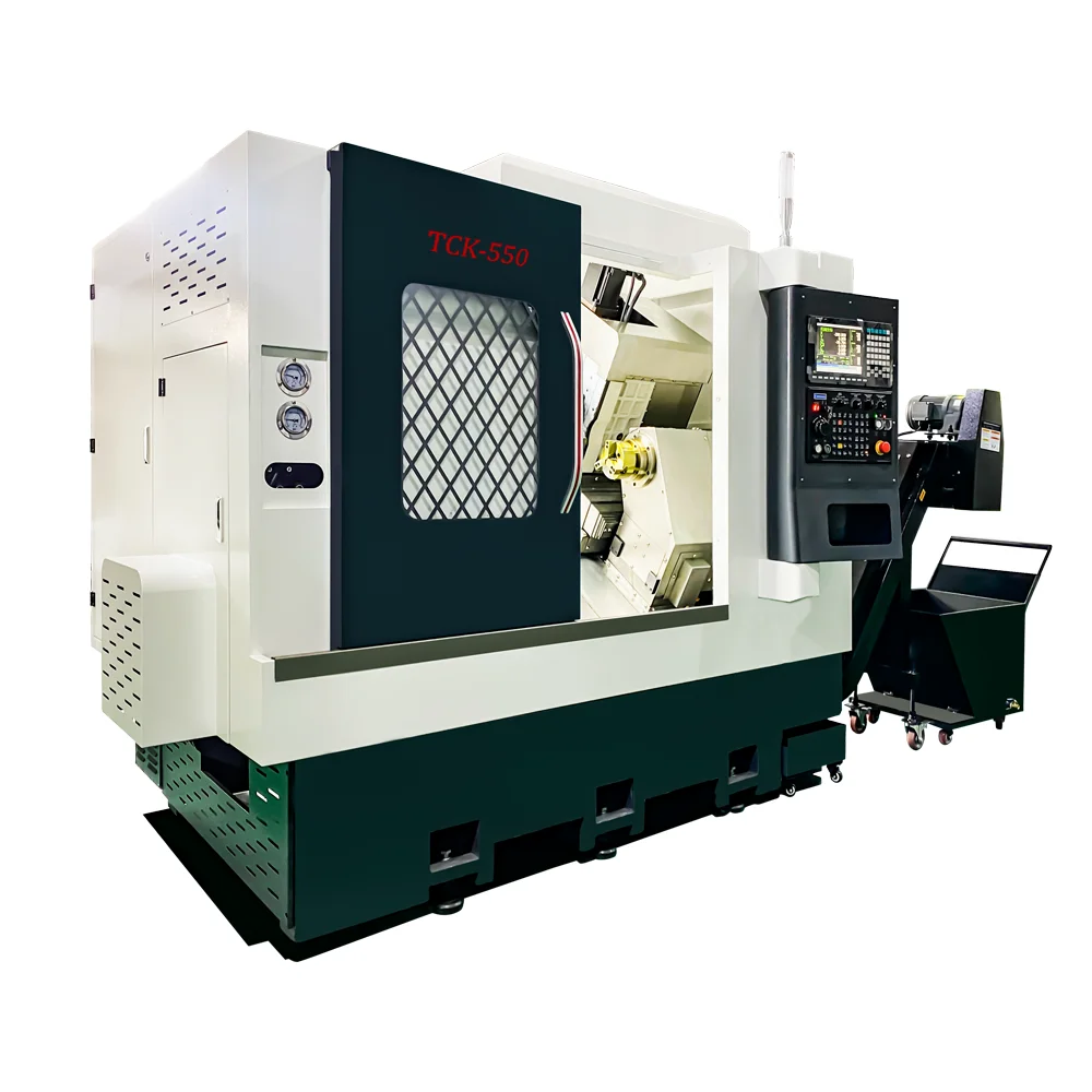 High performance 5-axis CNC turning center lathe with tapping cs thread live tool CNC vertical machining center