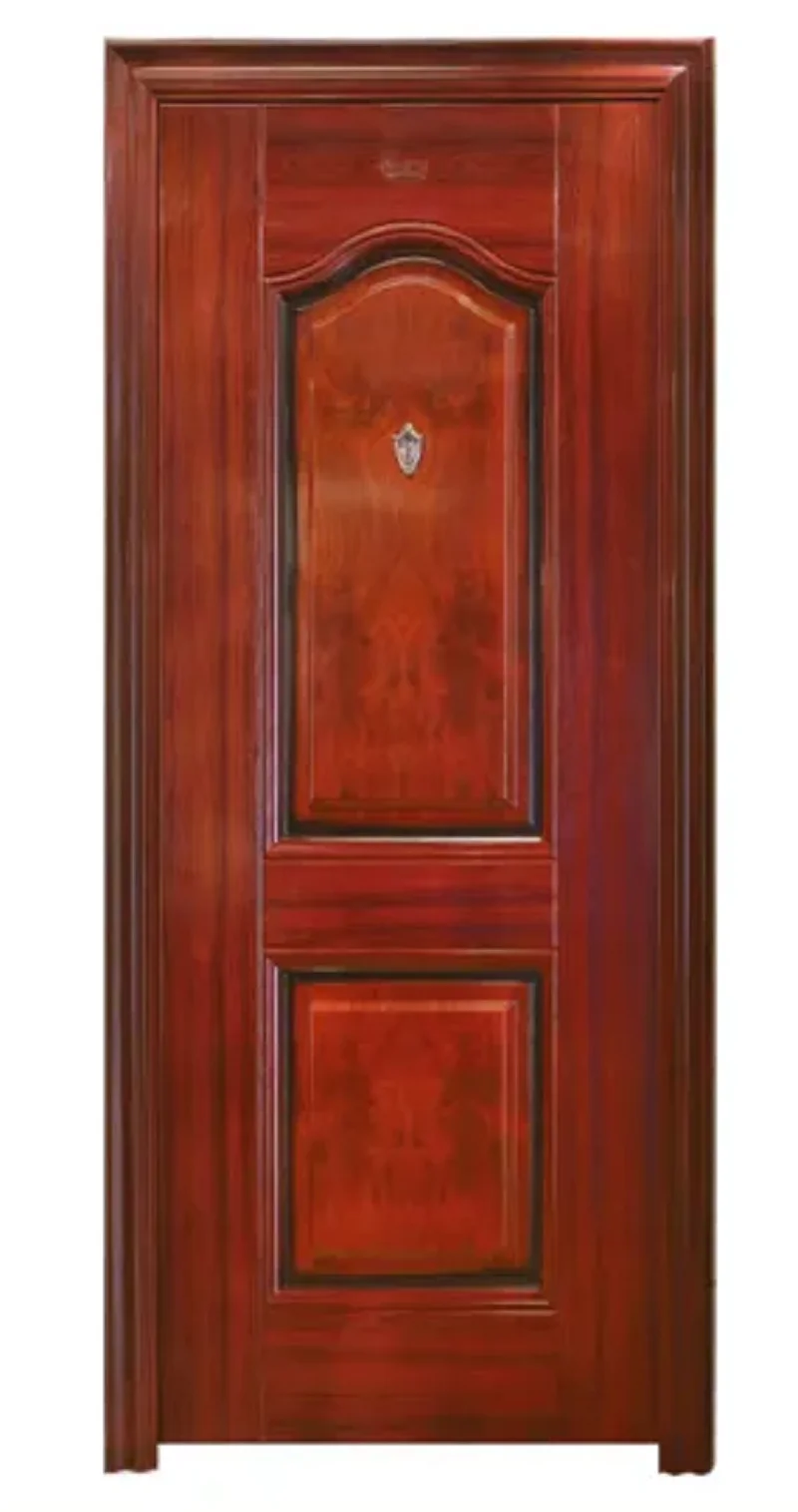 Low price new products bamboo doors Professional Luxury Hurricane proof single wood door for wooden house