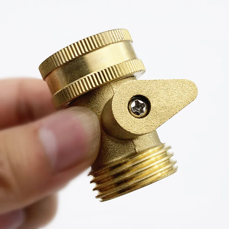 GHT3/4 Brass Garden Hose Shut Off Valve Water Pipe Faucet Connector