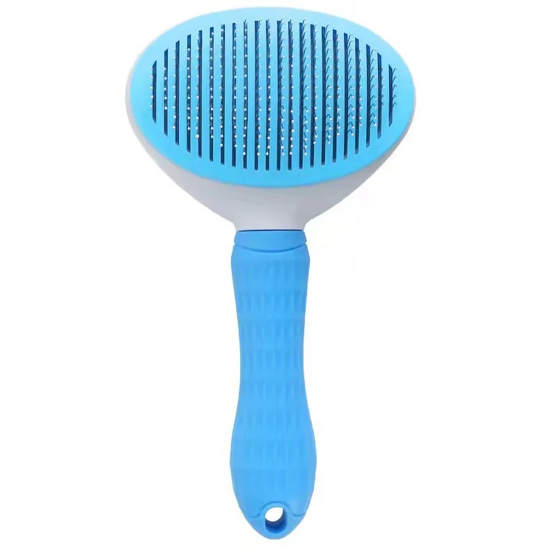 Custom High Quality Automatic Comb Hair Removal Brush Cat Dog Brush Pet Grooming Brush Pet Hair Removal Comb