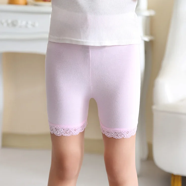 Girls Lace Dance Shorts Breathable Safety
