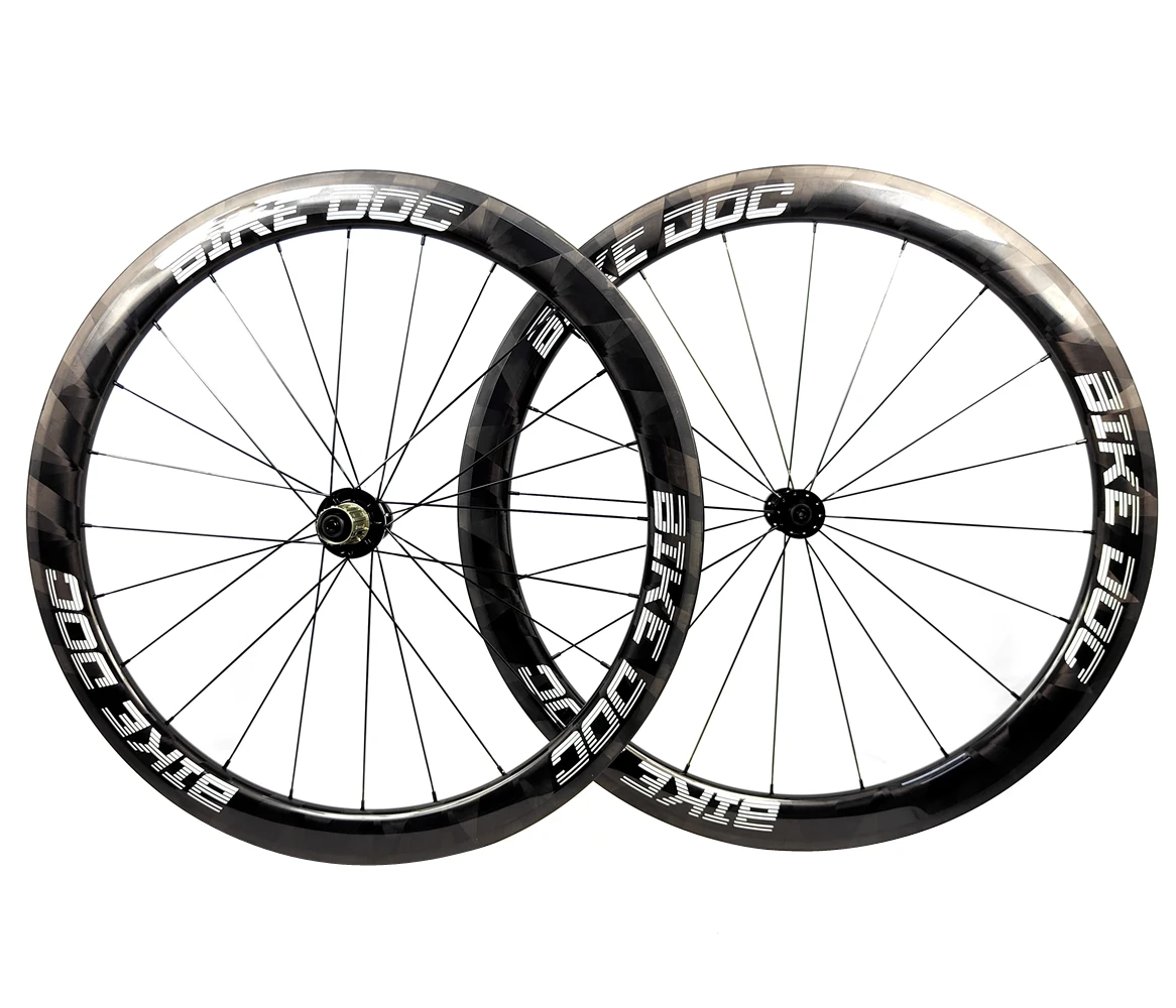 BIKEDOC WR2650V Carbon Fiber Professional Bicycle Rim Width 26mm Depth 50mm Hub XR300 Rim Brake Butterfly Appearance