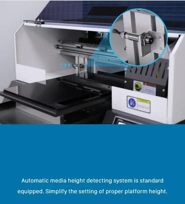 China SinoColor wholesale reasonable price 6 color A4 A3 3050 4260 cm i3200-U1HD head desktop uv flatbed printer UF-300