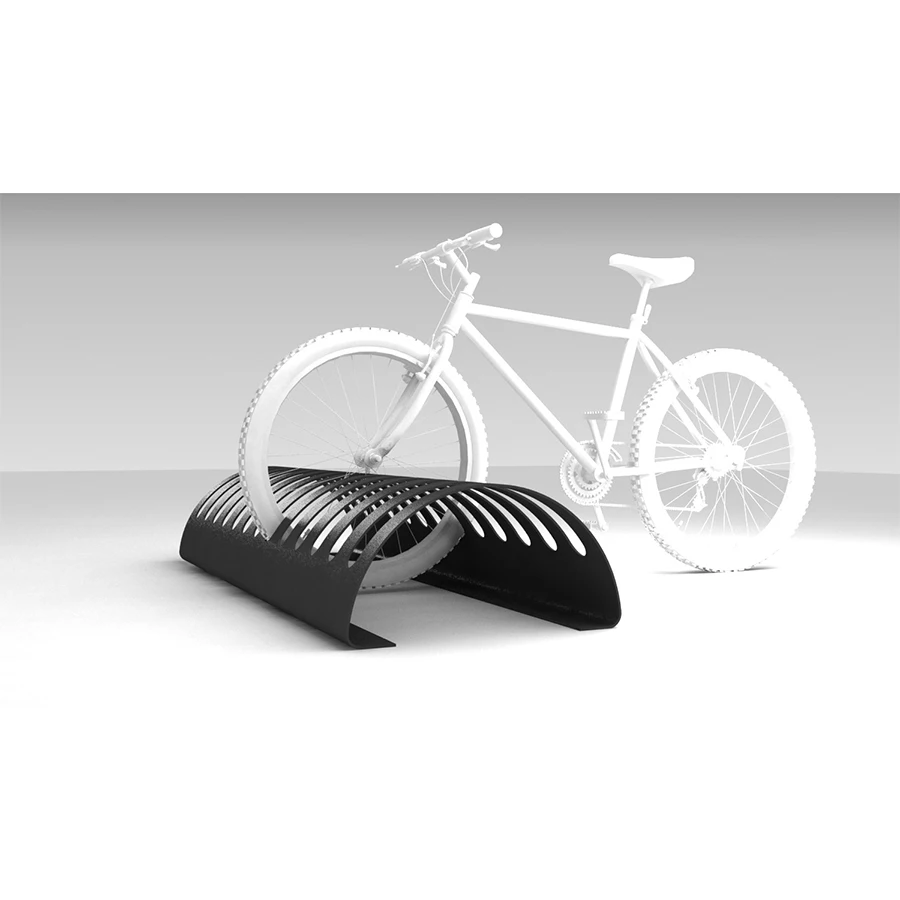 Suppliers Export Bike Stand Aluminium Titanium Bicycle Semi Vertical Bike Rack Parking For Bicycles