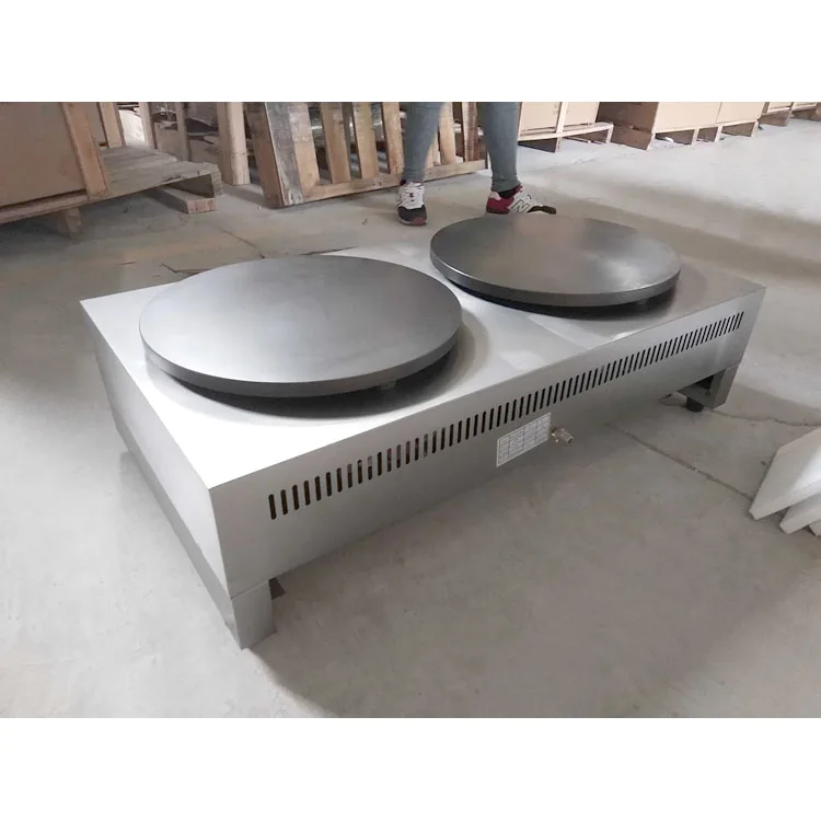 Factory Wholesale Electric Crepe Maker Machine Double Plate Crepe Maker With Stainless Steel Body