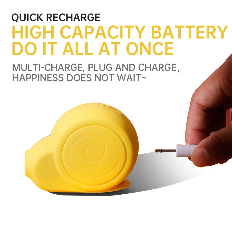 Snail Sex Toys Nipple Sucker Licking Love Egg Male Female Shared Masturbator USB Vibration Jumping Egg