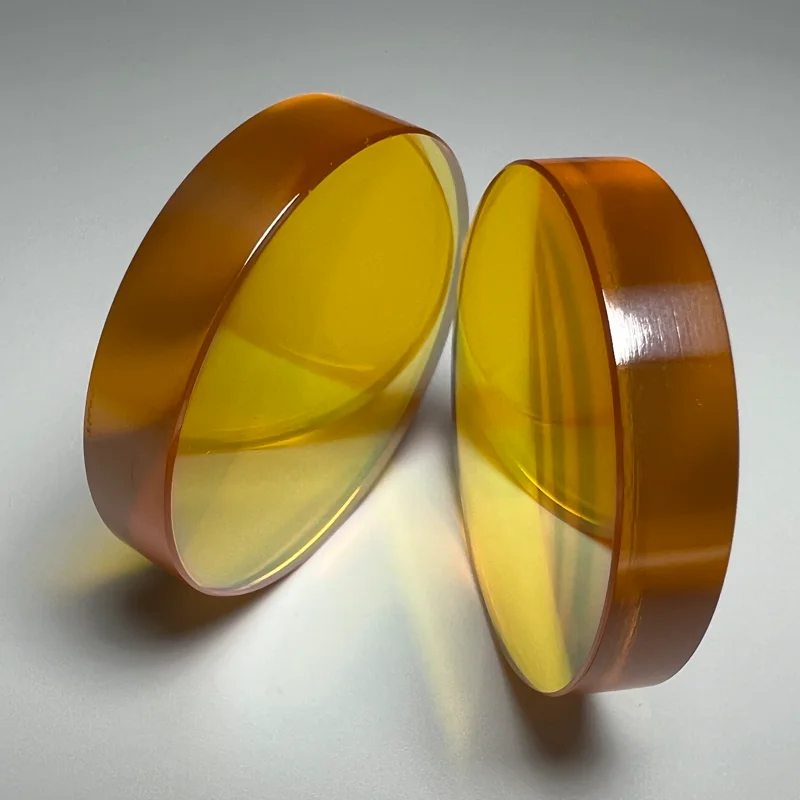 D38.1mm F101.6mm dia 20mm 25mm ZnSe window film infrared lens CO2 ZnSe laser lens imported optical Zinc selenide