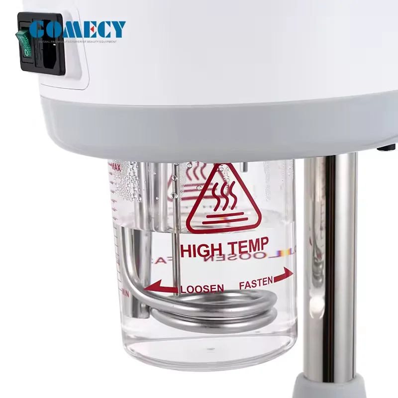 SPA Home Use New Beauty Equipment Skin Moisture Small Size Facial Steamer Hot and Cool Ozone Face Spa Facial Steamer with Lamp