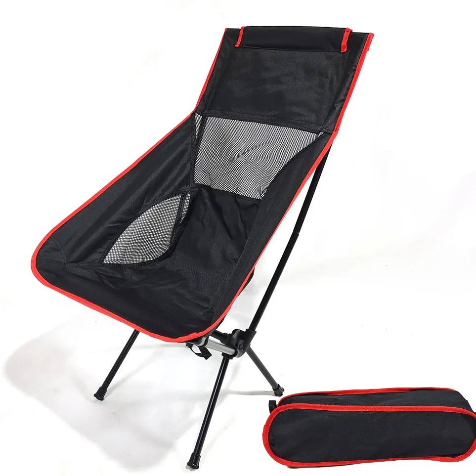 Manufacturer Direct Selling Beach Chair Outdoor Folding Chair Oxford Cloth Steel Pipe Armrest Portable Leisure Armchair Armchair