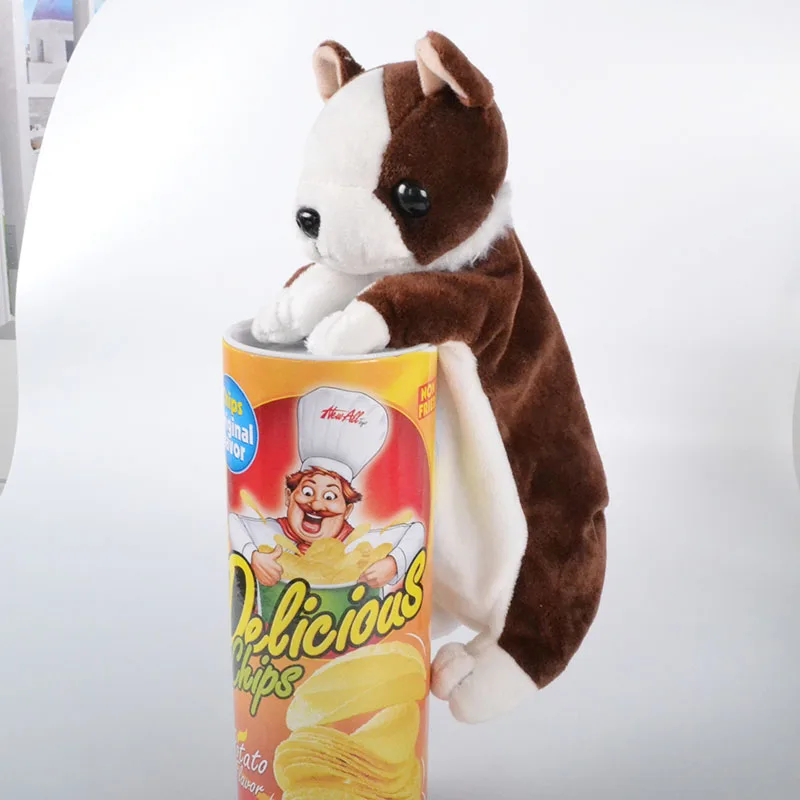 Plush simulation stereo puppy dog large capacity pencil case stationery bag student stationery children gift