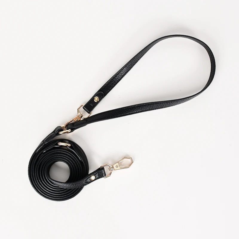 Loudik Manufacturers Wholesale Stocked Personalized Recycled ECO Leather Multi-functional Pet Leads Hands Free Running Dog Leash