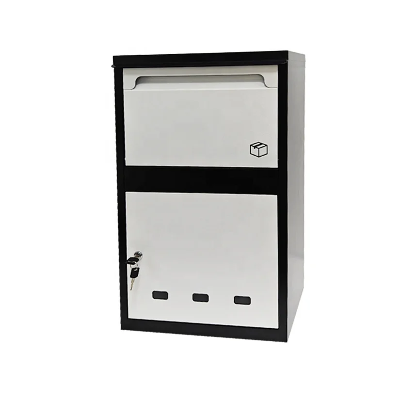 Outdoor Metal Large Outdoor Parcel Delivery Box Large Parcel Drop Box For Mail Letter Post Parcel Boxes