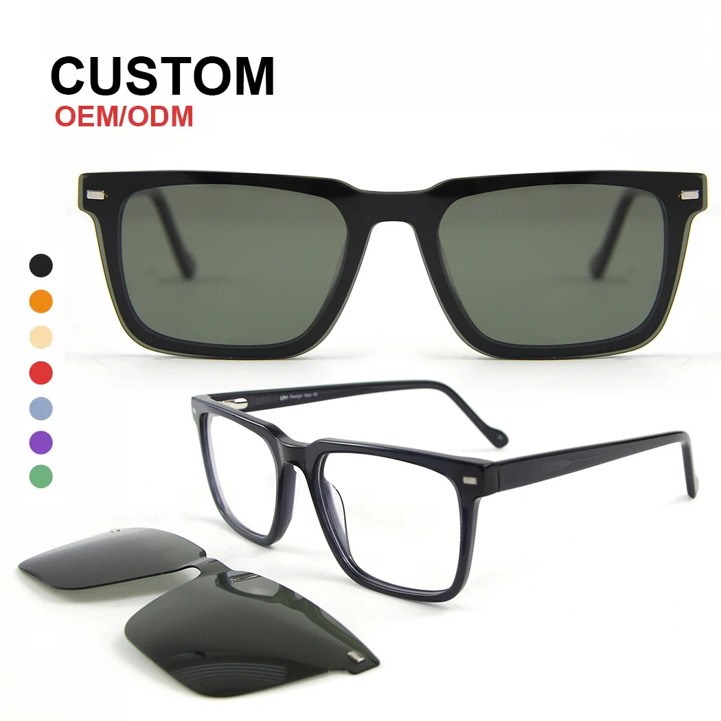 Мужские солнцезащитные очки с магнитной застежкой