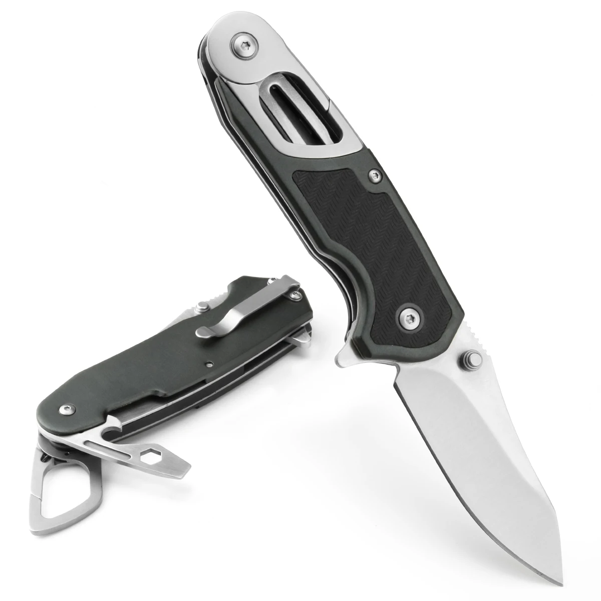 New KS 8100 White pain edge combat camping tool knife utility Tactical hunting outdoors pocket Survival folding knives