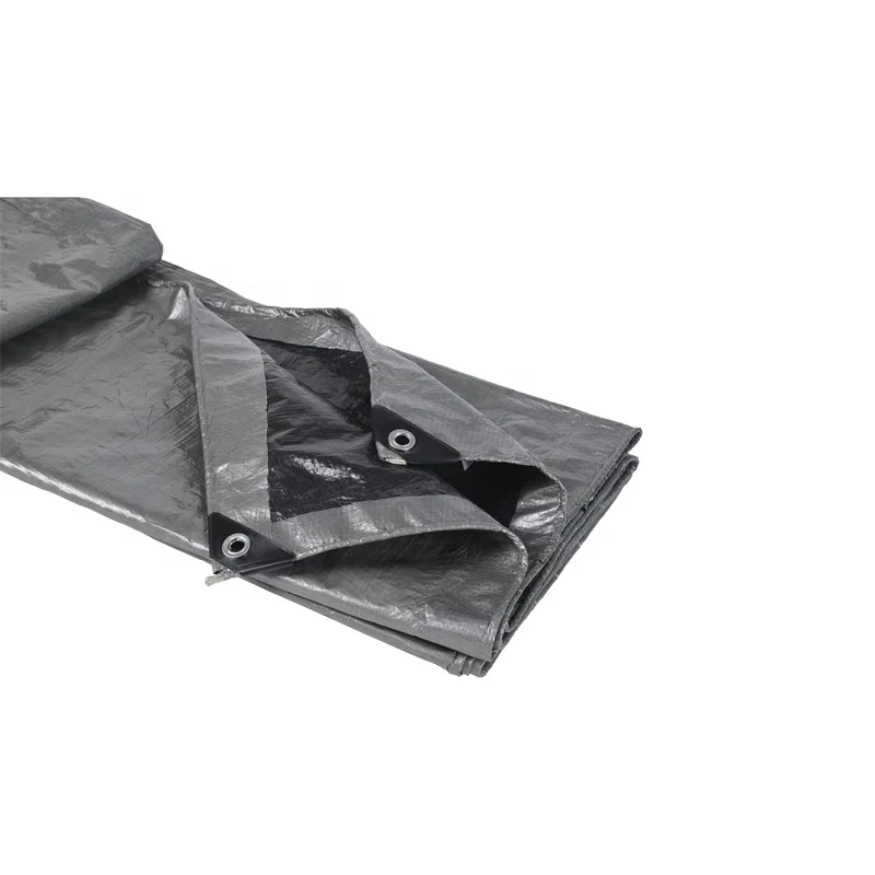 Portable Tarpaulin Covers Red/Silver Waterproof Roofing Cover 220Gsm Pe Tarpaulin